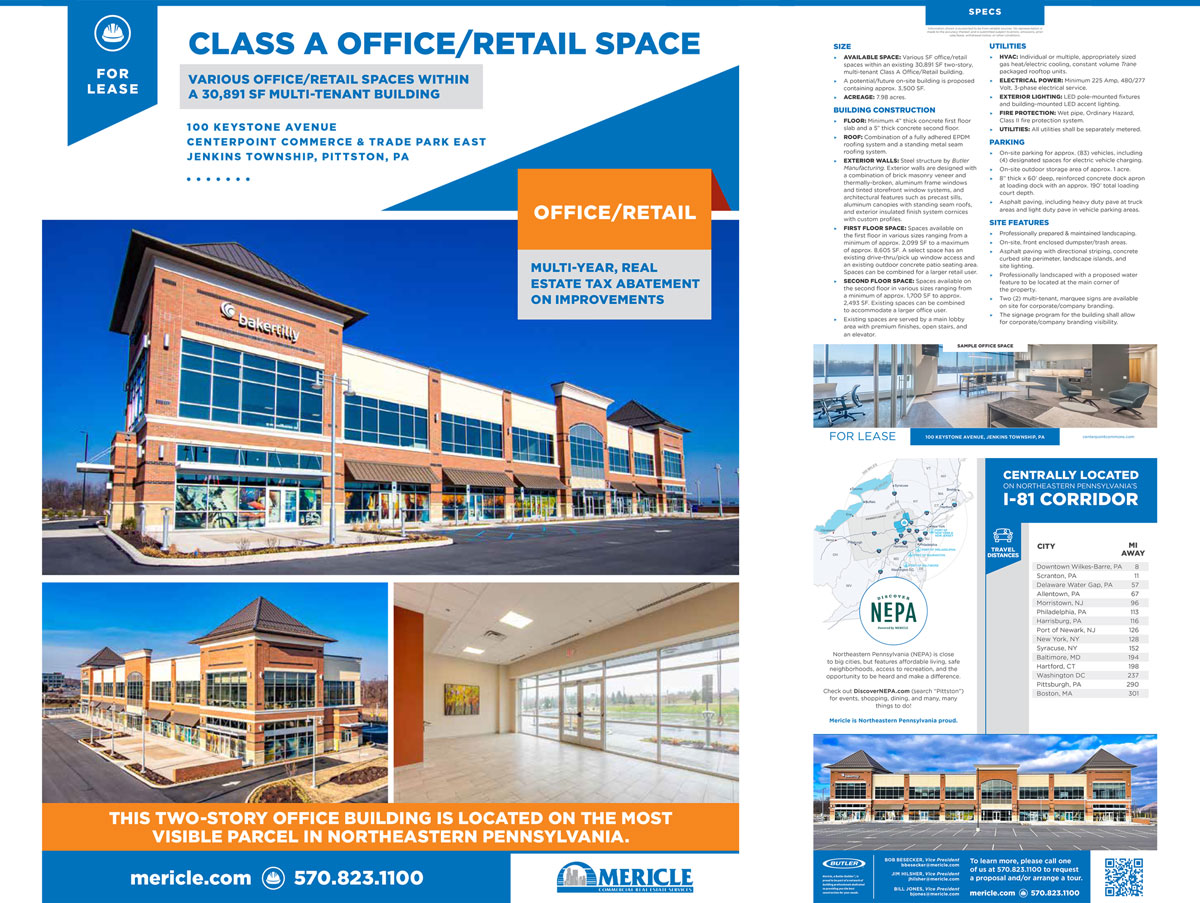 100 Keystone Avenue property flyer